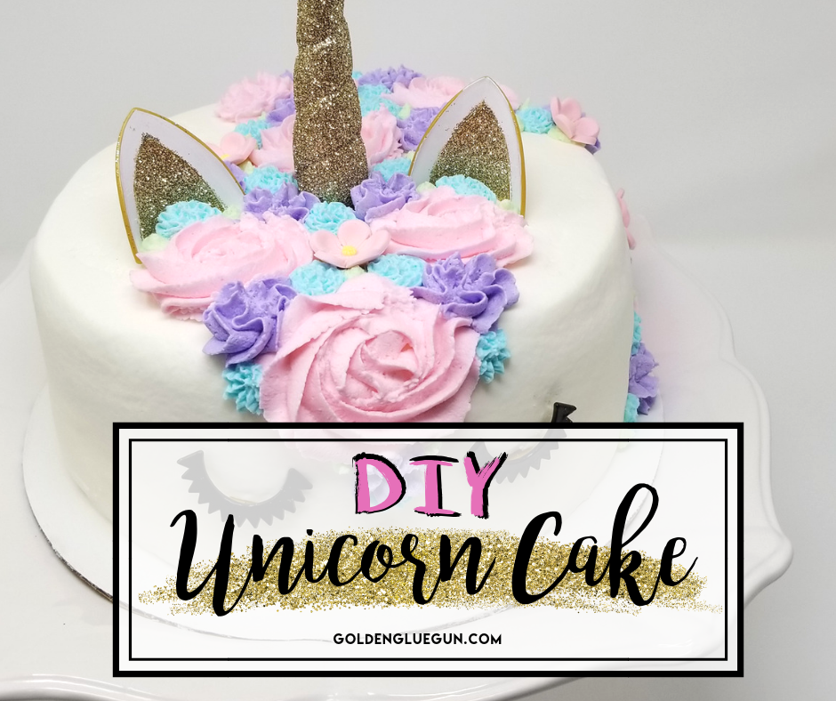 DIY Unicorn Cake - How to Decorate at Home! | Golden Gluegun