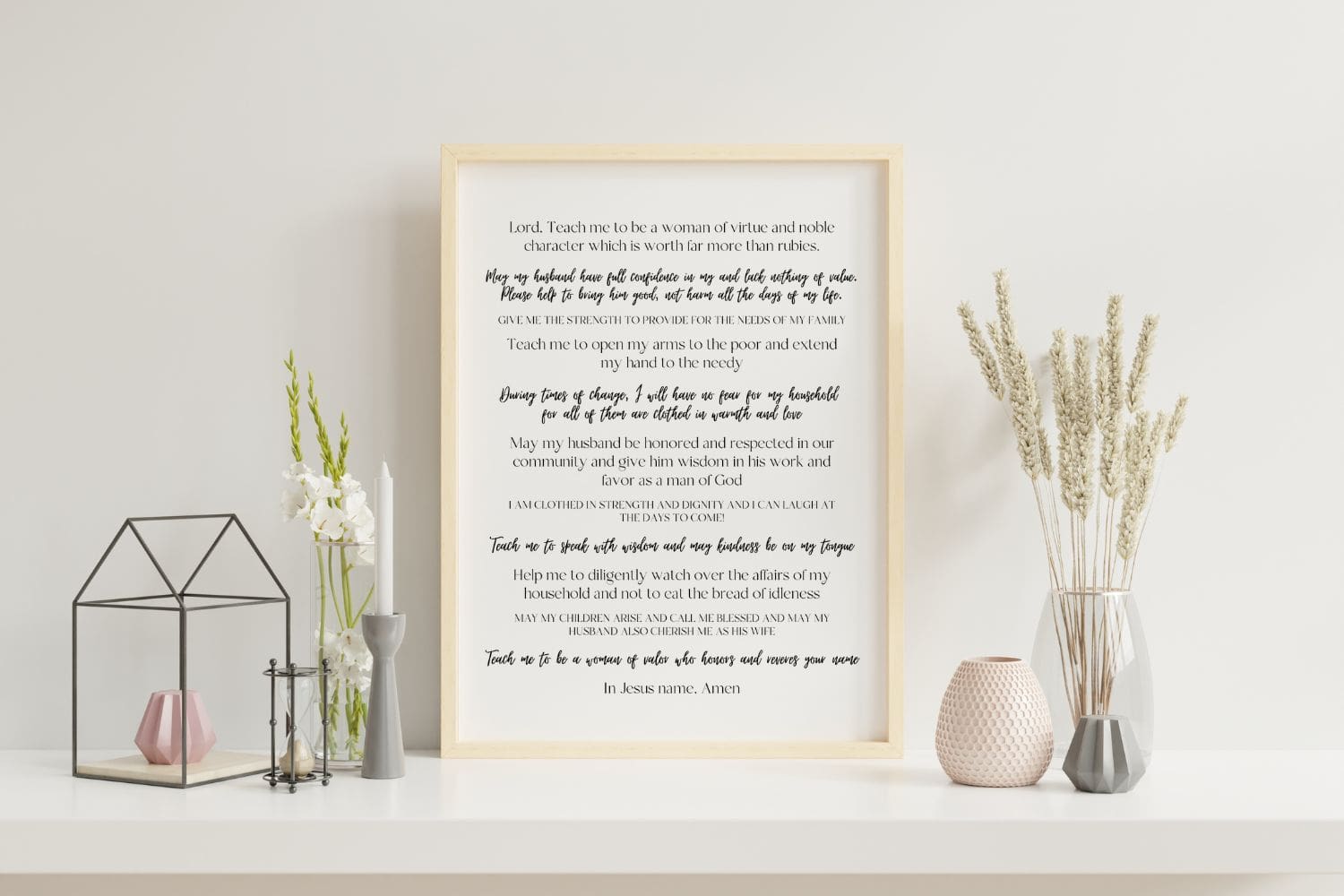 Daily Prayer Printable for Wives and Mothers - Golden Gluegun